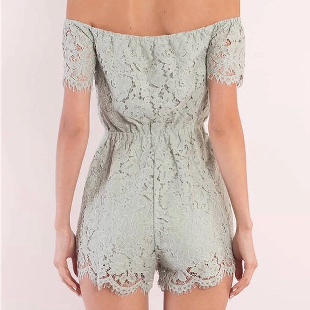 Lace Romper - Picture 2 of 3
